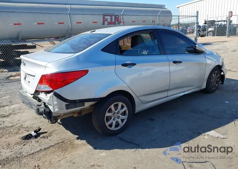 2012 Hyundai Accent Gls z USA, uszkodzony, nr VIN KMHCT4AE3CU093725
